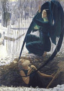 Døden og Gravedigger -detaljen